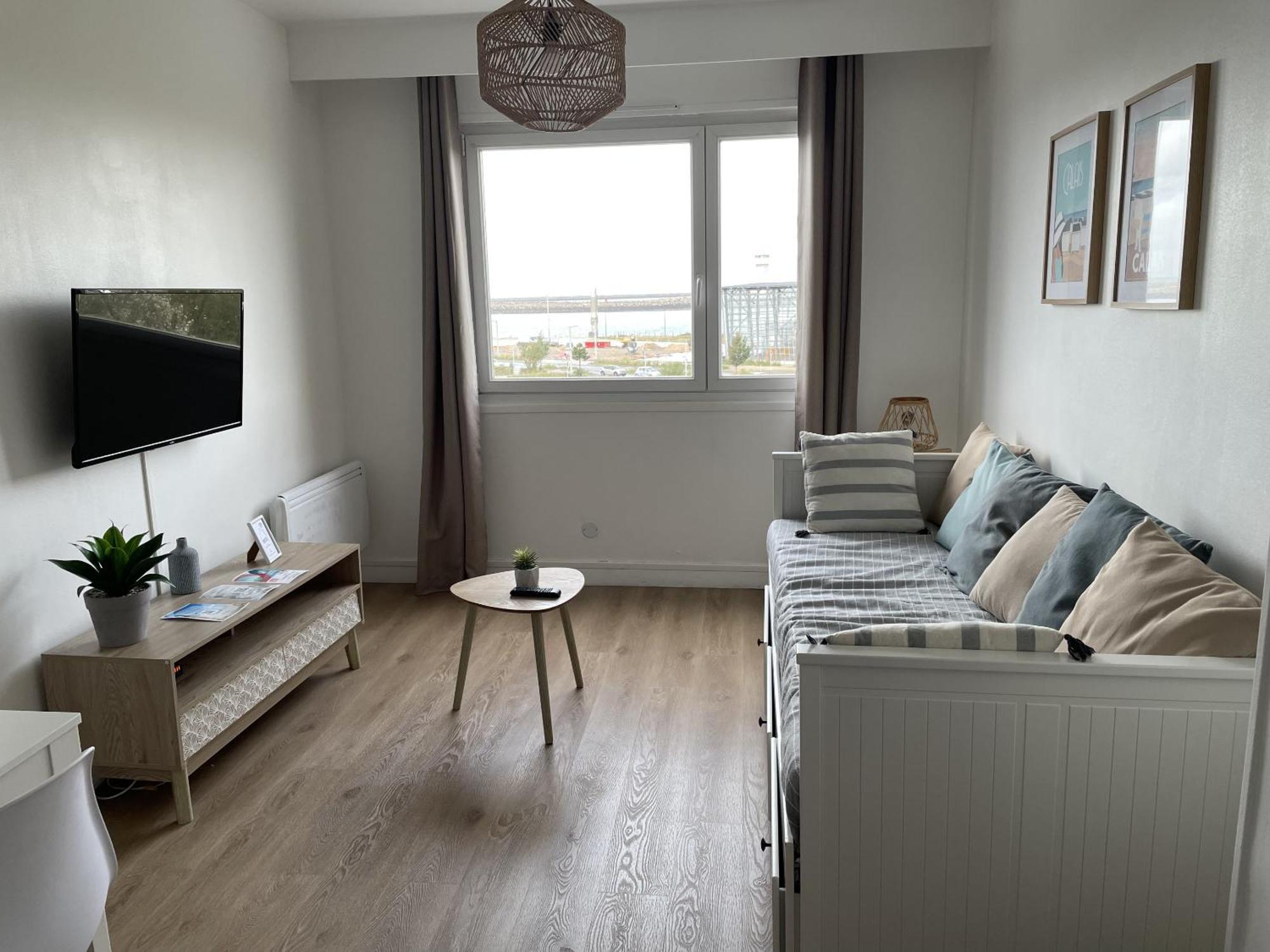 L'Escapade, Studio Avec Vue Mer Calais Esterno foto